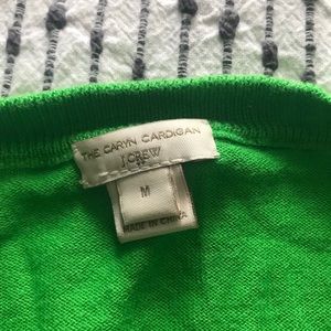JCrew kelly green Caryn cardigan